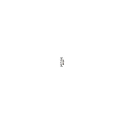 HUBBELL USB15AC5W RCPT DUP 15A 125V 5A 5V USB PORT AC WH