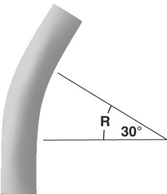 Schedule 40 30° 36" Radius Bends Plain End
