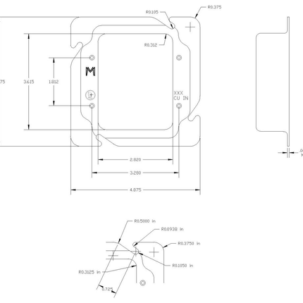 11328, Square Box Cover