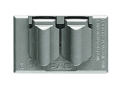 OUTDOOR ACCESSORY WEATHERPROOF COVER RECTANGULAR OUTLET COVER SINGLE GANG