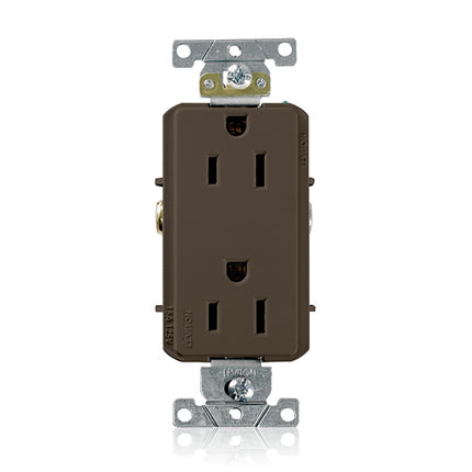 LEVITON 16252-GY GY REC DUP DEC 2PO 3WI 5-15R 15A125V