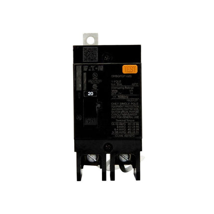 Eaton Series C complete molded case circuit breaker, G-frame, GHB, Fixed thermal, fixed magnetic trip type, Single-pole, 30A, 480Y/277 Vac, 125/250 Vdc, 14 kAIC at 277 Vac, 50/60 Hz