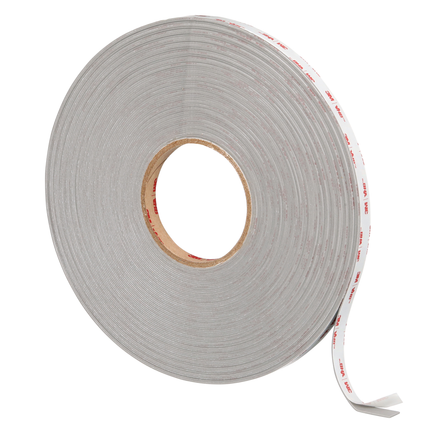 3M VHB Tape 4936, Gray, 1/4 in x 984 yd, Levelwound, 1 Roll/Case