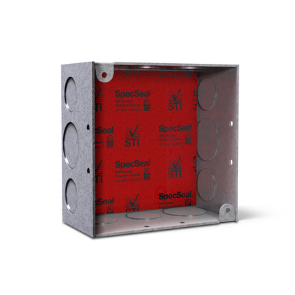 SpecSeal/Power Shield Electrical Box Insert 4 1/4" x 4 1/4" x 1/8" pad