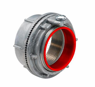 2-1/2" Aluminum Watertight Hubs With Bonding Screw