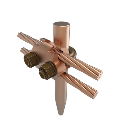 Mechanical Grounding Connector; 2 Cables to Rod or Pipe