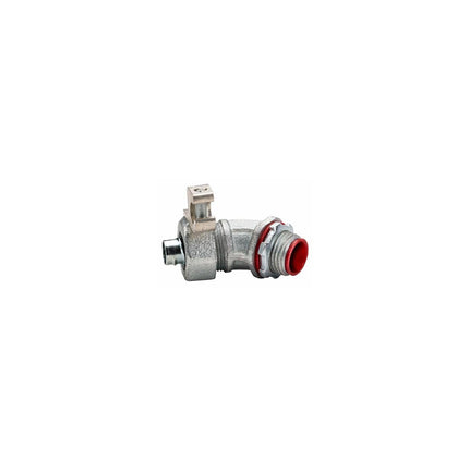 1/2" 45° Liquidtight Connector with Grounding Lug