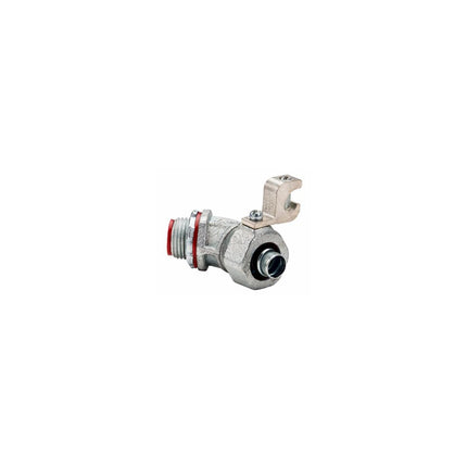 1/2" 45° Liquidtight Connector with Grounding Lug