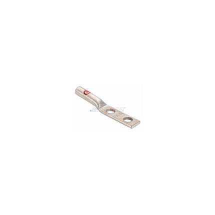 Two Hole - Long Barrel Compression Lugs, 600 MCM Wire, 1/2" Bolt Size, Green Color Code