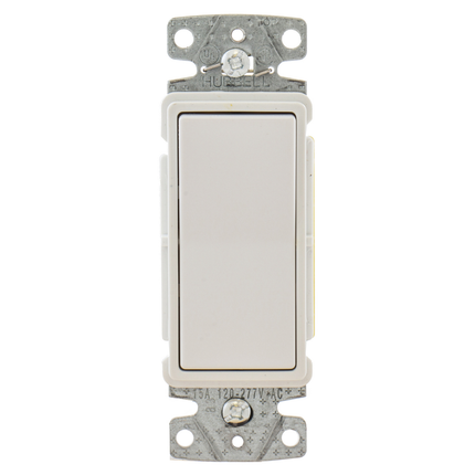 tradeSELECT® Decorator Rocker Switch, Illuminated Three Way 15A Push Back and Side