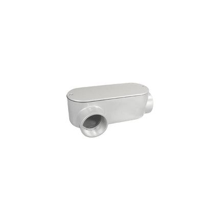 LR200 - Two In. Powder Coated Die Cast Aluminum LR Style Conduit Body, 10 Pak