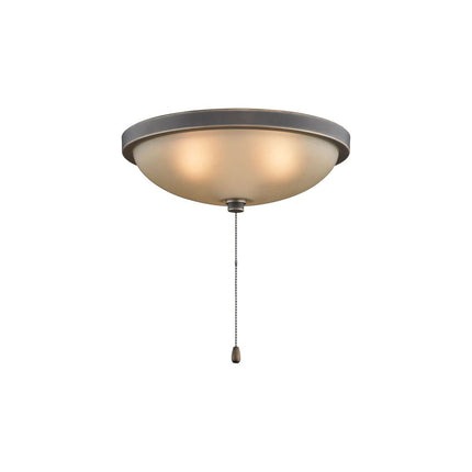 14" LOW PROFILE BOWL LIGHT KIT: BRONZE ACCENT