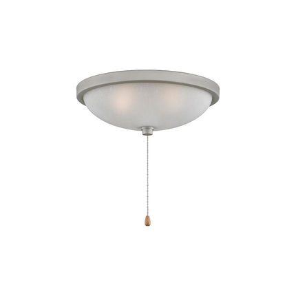 14" LOW PROFILE BOWL LIGHT KIT: SATIN NICKEL