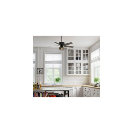 HUNTER 54187 52IN BENNETT-MATTE BLACK-GLOBE