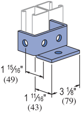 UNISTR P2543-HG CANTILEVER,1-5/8inX