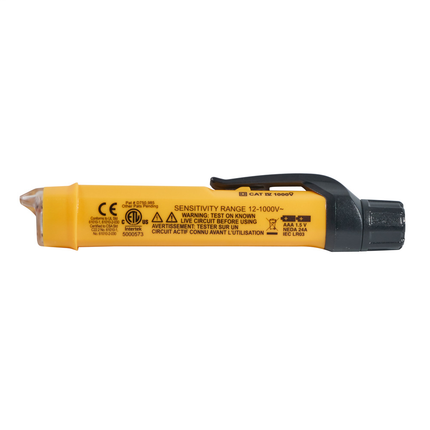 Non-Contact Voltage Tester Pen, 12 to 1000V AC, with Flashlight