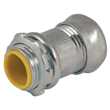2-1/2 in. EMT Compression Connector, Insulated