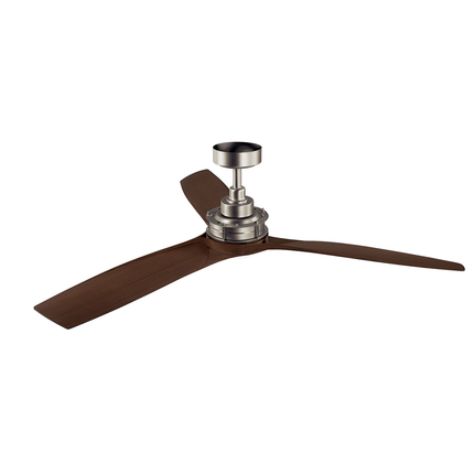 Ried 56" Fan Brushed Nickel Finish