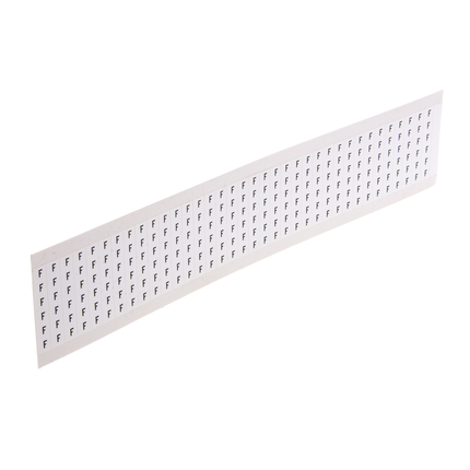 Wire Marker Cards (F)