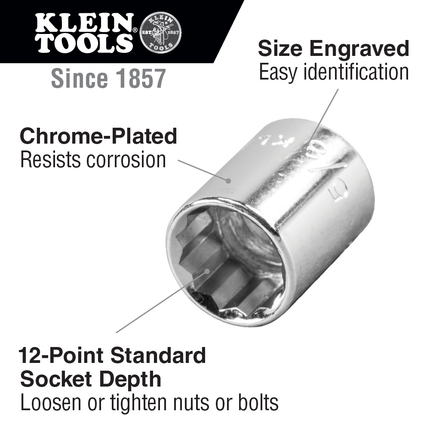 13/16-Inch Standard 12-Point Socket 3/8-Inch Drive