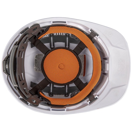 Hard Hat, Vented, Cap Style, White