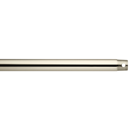 Dual Threaded 18" Downrod Polished Nickel