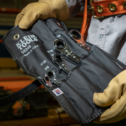 Reversible Ratcheting Box Wrench Set, 5-Piece