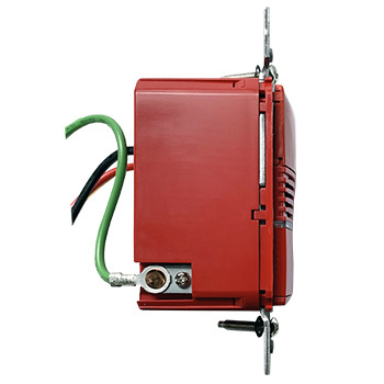 Wattstopper® Multi-Way Dual Technology Occupancy Sensor, Single-Relay, 120/277V, Red