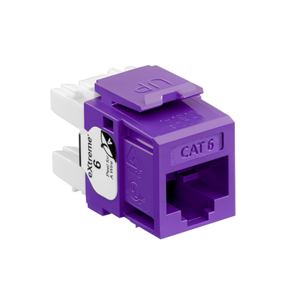 EXTREME™ Cat 6 QUICKPORT™ Jack, Purple