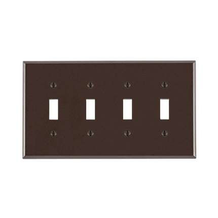 LEVITON 80512 BR WP 4G 4TGL MIDWAY SIZE