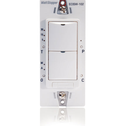 WATTSTOPPER EOSW-112-W RF DUAL RELAY SWITCH RECEIVER WHITE