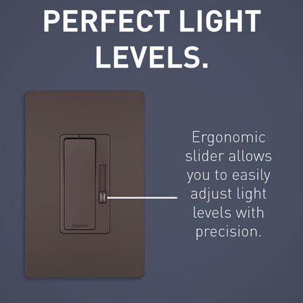 radiant® CFL/LED Dimmer, Dark Bronze