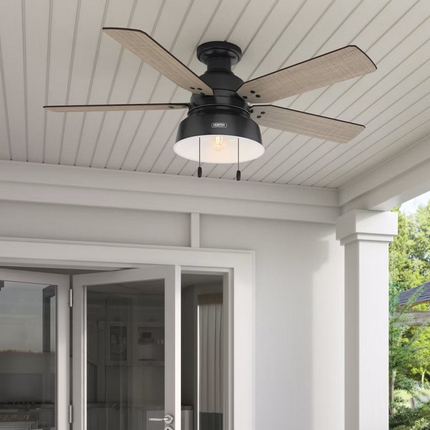 HUNTER 59310 52IN MILL VALLEY MATTE BLACK-LP