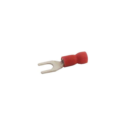 Vinyl Insulated Fork/Spade Terminals - 22-16 Wire, #4 Stud