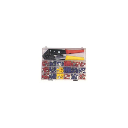 200 Piece Terminal Kit with Controlled Cycle Crimp Tool