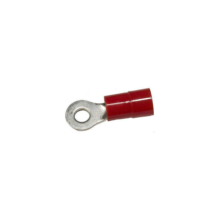 Nylon Insulated Ring Terminals - 8AWG Wire, #10 Stud