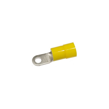 Nylon Insulated Ring Terminals - 4AWG Wire, 5/16" Stud