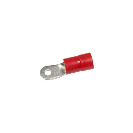 Nylon Insulated Ring Terminals - 2AWG Wire, 1/4" Stud