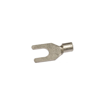 Non-Insulated Fork/Spade Terminals - 12-10 Wire, 1/4" Stud