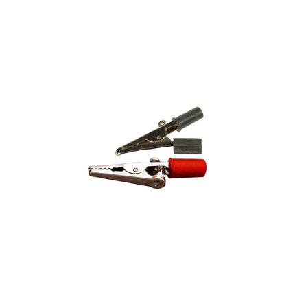 Alligator Test Clips Molded Handle Red Screw Type 2-1/4""