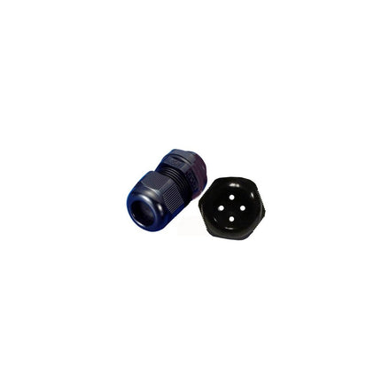Nylon Cable Glands - Multi-Conductor - NPT Thread 4 Hole 1/2" .134" - .198"
