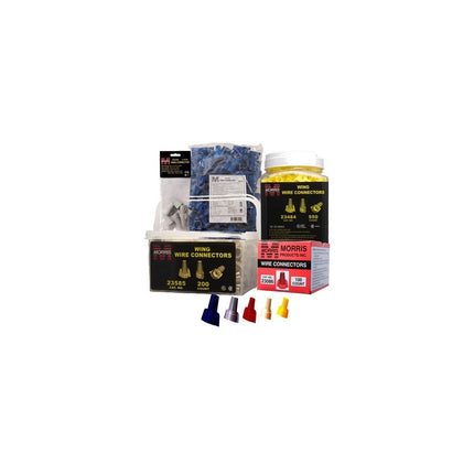 Winged Twist Connectors Blue Bagged 100 Bulk Pack