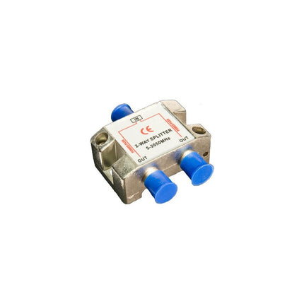 2 Way Splitters with Ground Block Satellite 5-2050Mhz