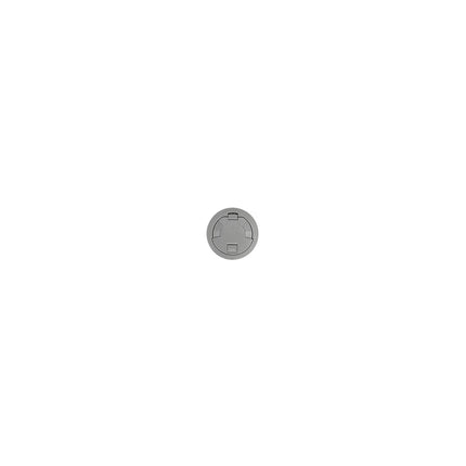 6AT Prewired Evolution™ Poke Thru Device, Flush Style Cover, Aluminum