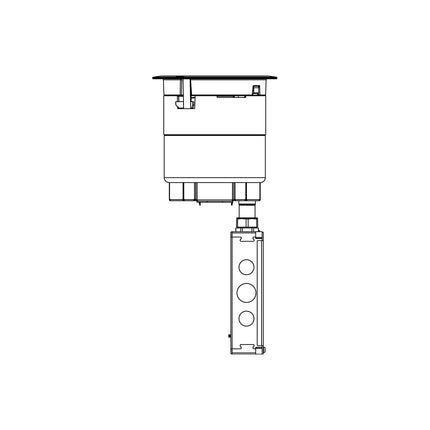 WIREMOLD 6ATCBZ 6IN CORE-UNWIRED - BRONZE