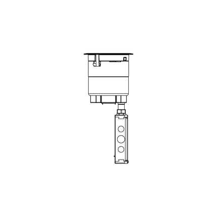 WIREMOLD 6ATCPAVBS 6IN CORE-PREWIRED-SURFACE AV BRASS