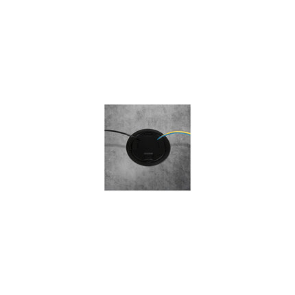 6AT Evolution™ Recessed Poke-Thru Surface Style Cover, Black 6CTCBK