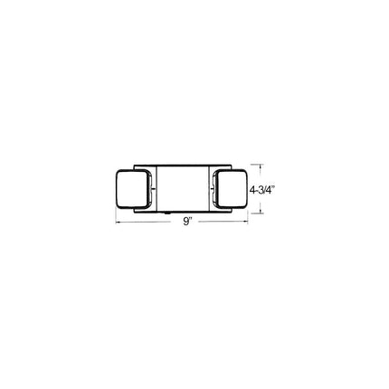 MORRIS 73424 WH LED HO EMER LT SQUARE