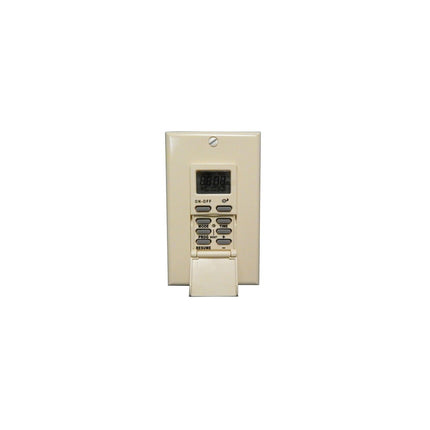 7 Day In-Wall Digital Self-Adjusting Timer - SunTracker Ivory