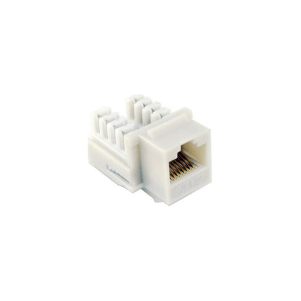 Cat6 (RJ45) Unshielded Keystone Jacks Lt Almond